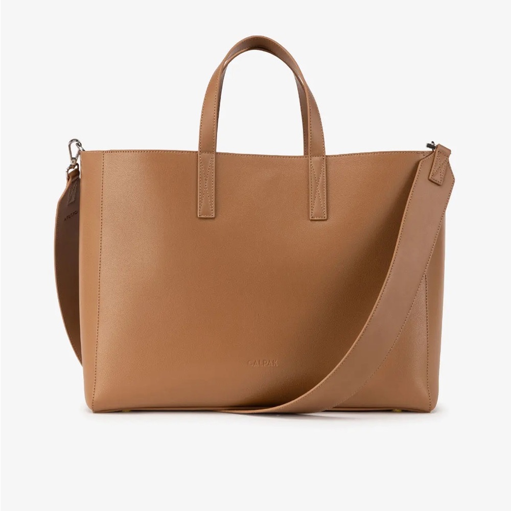 Calpak Tan Laptop Bag